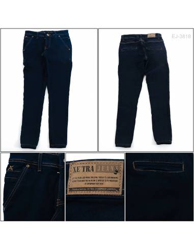 Celana Panjang Jeans Cewek Biru Tua Xe'tra 33-38