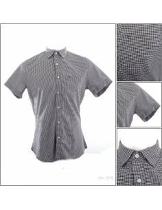 Kemeja Cowok Formal Slim Fit Lengan Pendek Cardinal M-XL