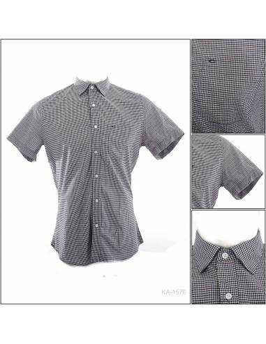 Kemeja Cowok Formal Slim Fit Lengan Pendek...