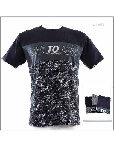 Kaos Oblong Cowok Lengan Pendek No Brand M-L