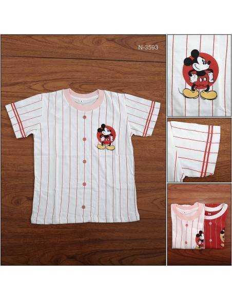 T-shirt/Atasan Anak Cewek Lengan Pendek Popsy S-L