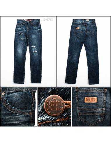 Celana Panjang Jeans Slim Fit Cowok Gabrielle...