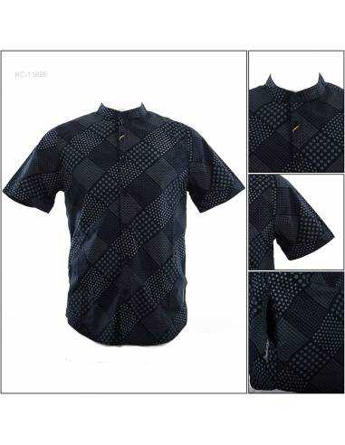 Kemeja Muslim Cowok Lengan Pendek Cardinal M-XL