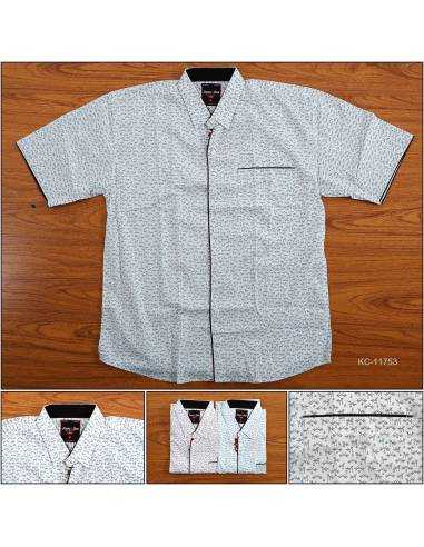 Kemeja Cowok Regular Lengan Pendek John F Gee M-XL