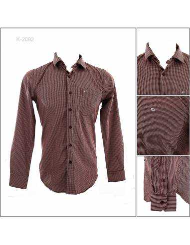 Kemeja Formal Cowok Slim Fit Lengan Panjang...