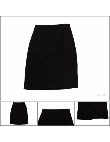 Rok Span Pendek/Short Span Skirt Hitam Channel S-L