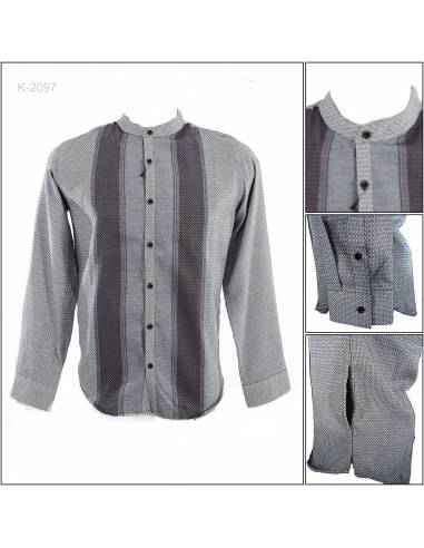 Kemeja Koko Lengan Panjang Cardinal S-XL