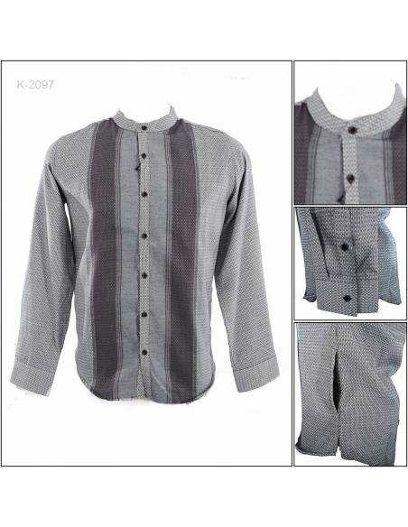 Kemeja Koko Lengan Panjang Cardinal S-XL