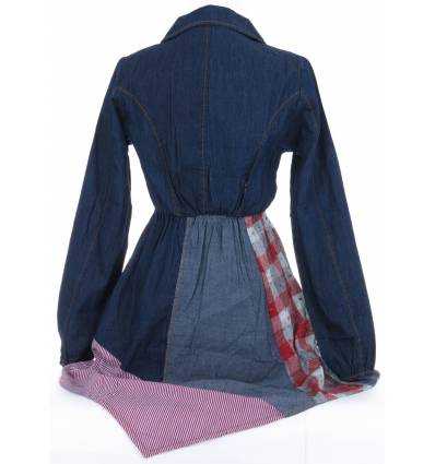 Dress Jeans Cewek Lengan Panjang Very Me