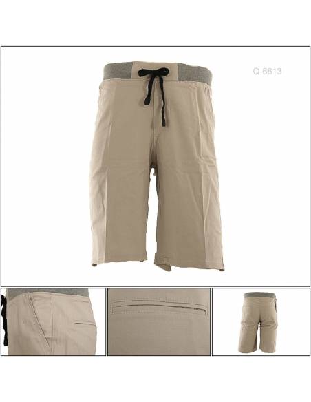 Celana Pendek Katun Cowok Rib Kolor YM 33-36