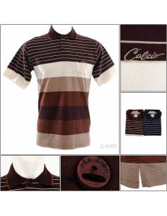 Kaos Kerah Cowok Reguler Lengan Pendek Calcio M-L