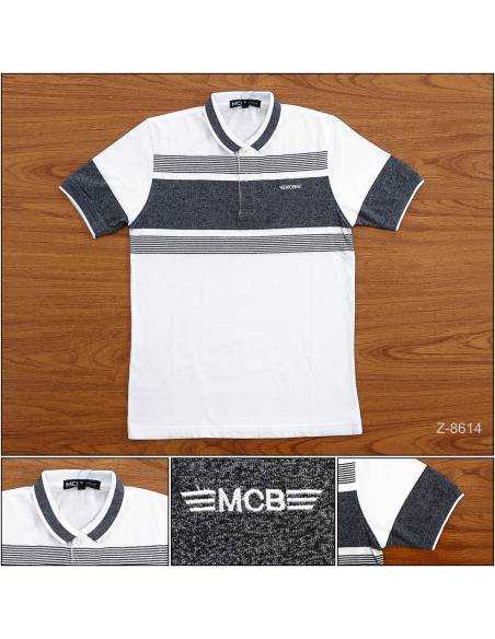 Kaos Kerah Cowok Lengan Pendek MCB M XL