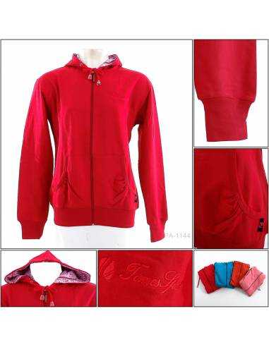 Jaket Jumper Hoodie Cewek Times Sport 2XL-3XL