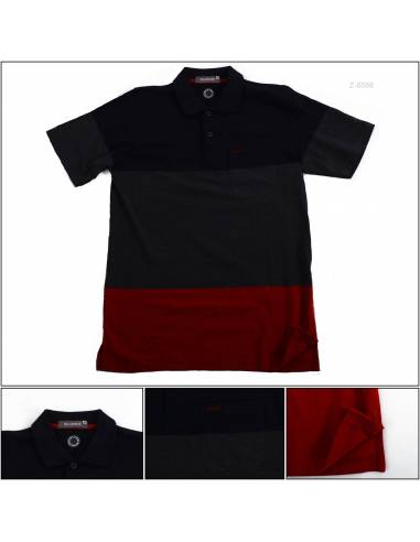 Kaos Kerah Cowok Reguler Lengan Pendek Silomide M