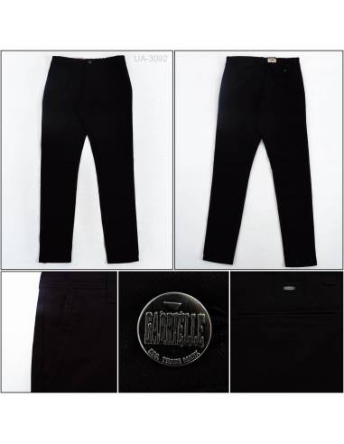 Celana Panjang Katun Slim Fit Cowok Stretch...