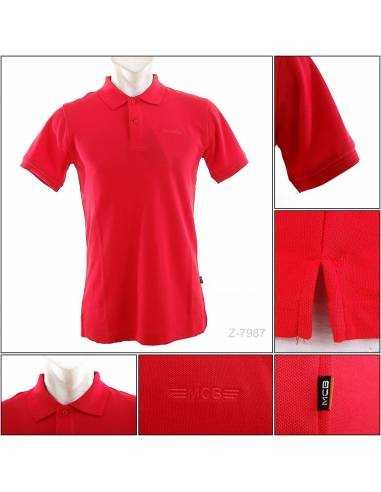Kaos Kerah Cowok Polos Lengan Pendek MCB M-2XL