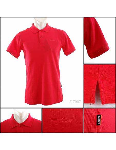 Kaos Kerah Cowok Polos Lengan Pendek MCB M-2XL