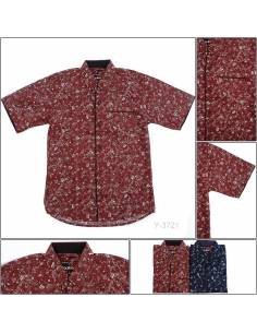 Kemeja Anak Cowok Motif Lengan Pendek Mario L-XL