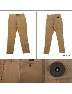 Celana Panjang Katun Slim Fit Cowok Stretch Gabrielle 30-38