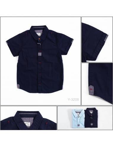 Kemeja Anak Cowok Lengan Pendek Tsno 7G 4-7