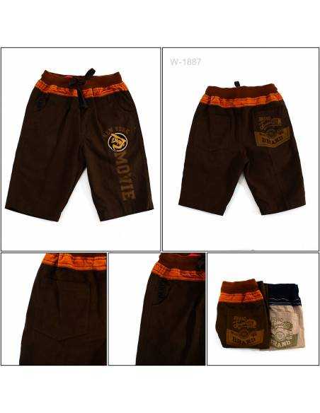 Celana Pendek Katun Anak Cowok Rib Kolor Benri 4