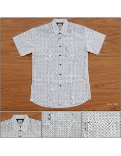 Kemeja Cowok Slim Fit Lengan Pendek Emergency L-XL