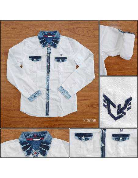 Kemeja Anak Cowok Lengan Panjang  Cardinal 12-14