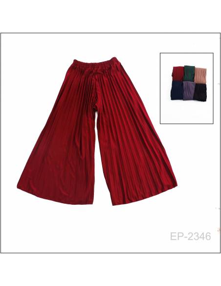 Celana Panjang/Kulot Panjang Plisket Cewek Saya