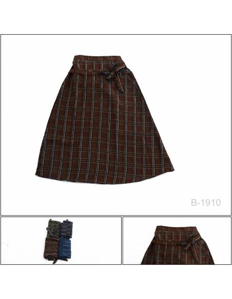 Rok Panjang/Long Skirt Motif Kotak Petter