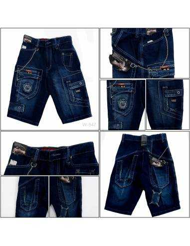 Celana Pendek Jeans Anak Cowok Mustevan's 26