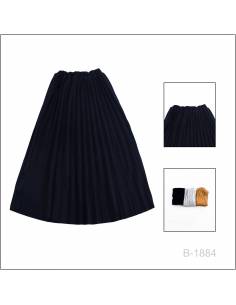 Rok Panjang Polos Plisket/Long Skirt Lidi Petter All Size