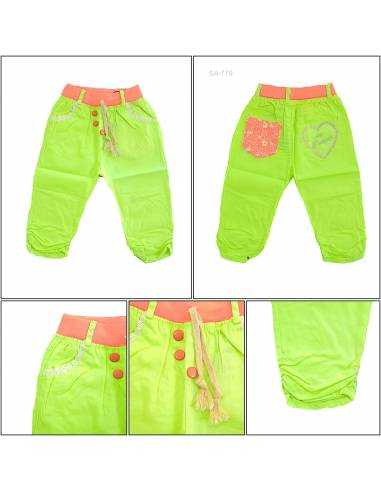 Celana Pendek Katun Anak Cewek 3XK 19-23