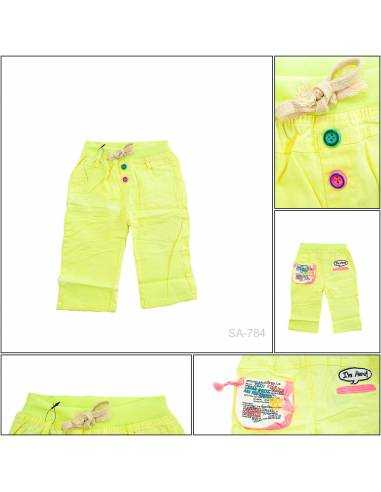 Celana Pendek Katun Anak Cewek 3XK 19-21