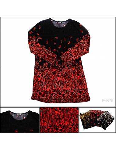 Atasan Blus Cewek Lengan Panjang Aurum All Size