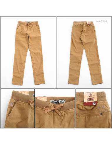 Celana Panjang Katun Anak Cowok Rib Kolor...