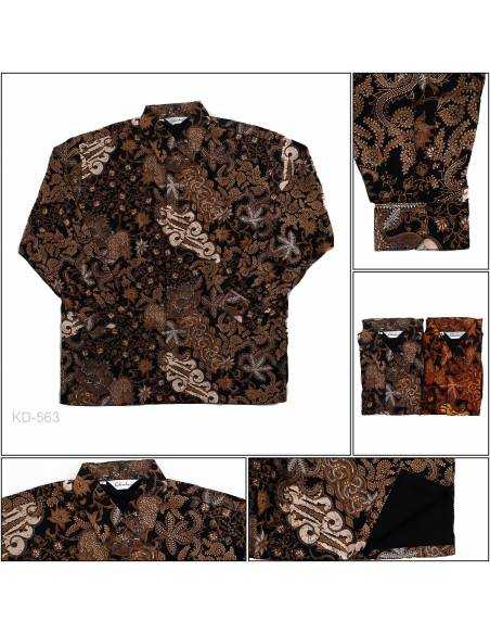Kemeja Batik Cowok Regular Lengan Panjang Colombus M-XL