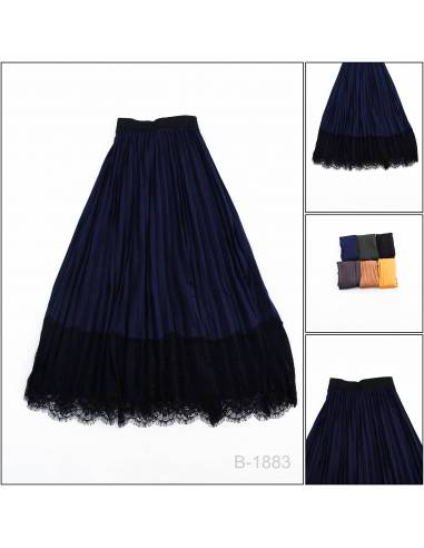 Rok Panjang/Long Skirt Plisket Rendra Hanan All...