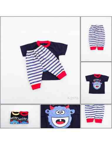 Setelan Kaos Anak Cowok Lengan Pendek All Size