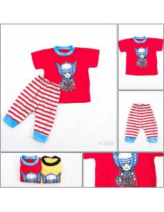 Setelan Kaos Anak Cowok Lengan Pendek All Size