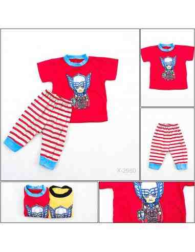 Setelan Kaos Anak Cowok Lengan Pendek All Size