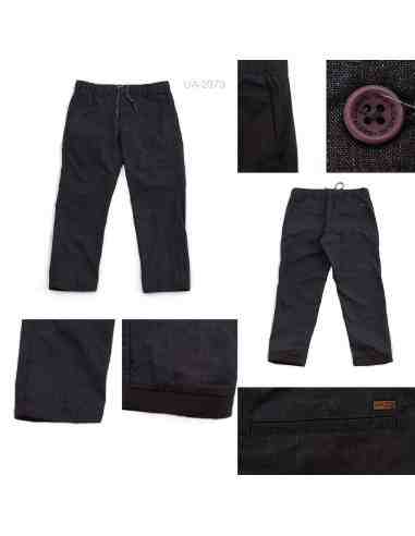 Celana Panjang Katun Slim Fit Cowok 7\8 Gazr M-XL