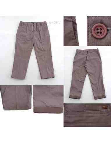 Celana Panjang Katun Slim Fit Cowok 7\8 Gazr M-XL
