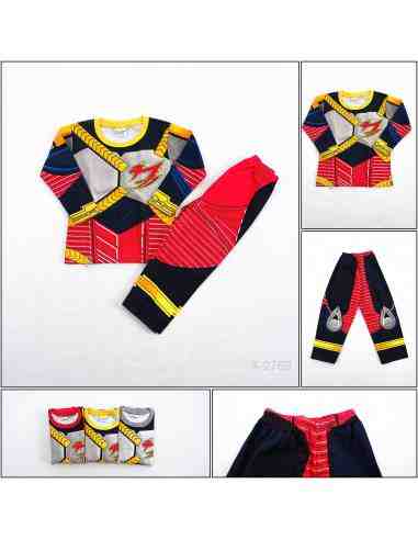 Setelan Kaos Anak Cowok Lengan Panjang Design...