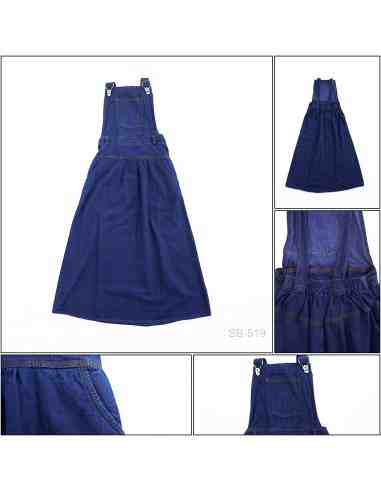 Rok Panjang Bandatan Jeans Anak Cewek Emerald...