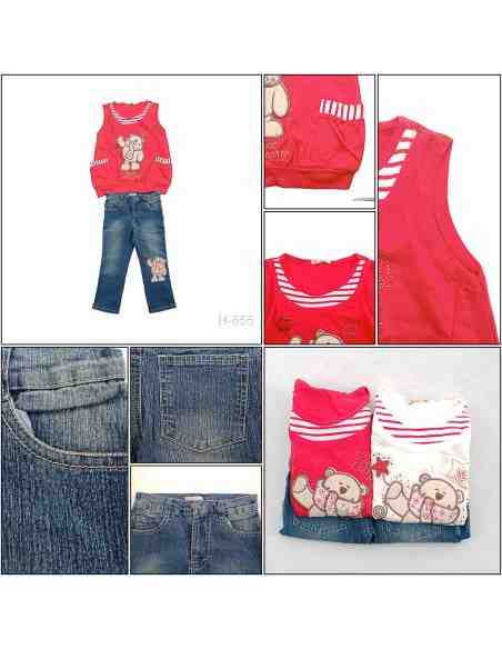 Setelan Anak Cewek Tanpa Lengan/Sleeveless Girl's Suit Bonella 5-6