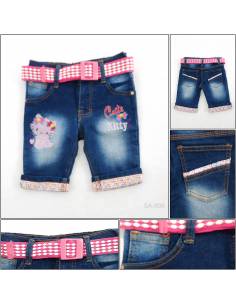 Celana Pendek Jeans  Anak Cewek Pinky 8-10