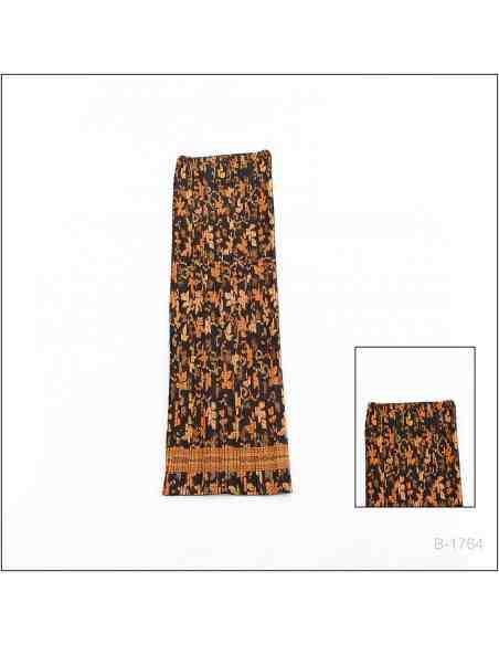 Rok Plisket Panjang/Long Skirt Motif Batik