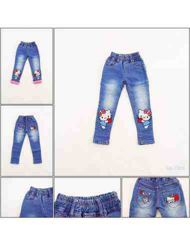 Celana Panjang Jeans Anak Cewek Pinky 4