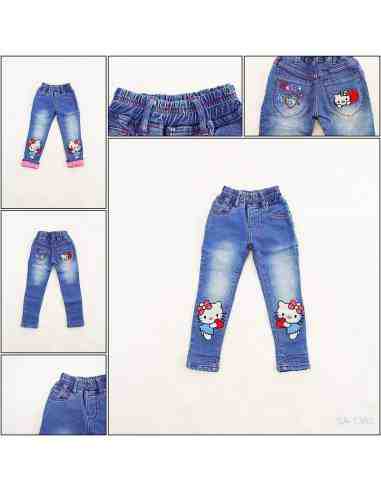 Celana Panjang Jeans Anak Cewek Pinky 18