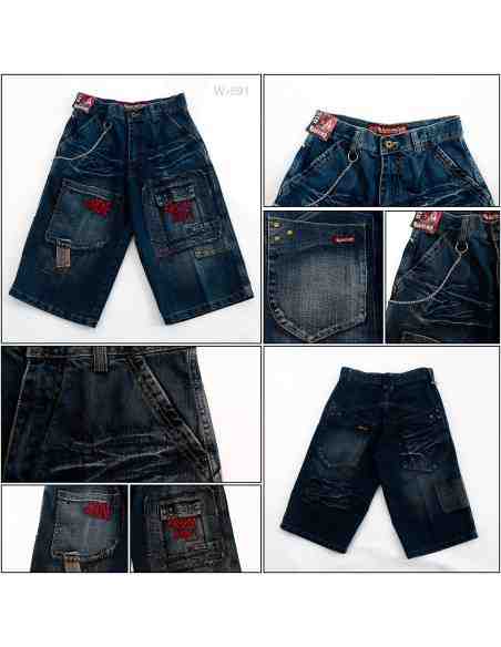 Celana Pendek Jeans Anak Cowok Mustevan's 25-26